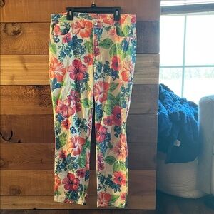 Hannah Floral Print Jeans